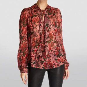 PAIGE Elynne Silk Blouse - XS
